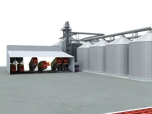 Project of Grain Reception Unit 20000 Tons Silo